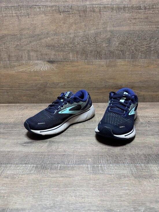 Brooks Shoes - Brooks Ghost 14 Blue/Teal Athletic Shoes Women's Size 6.5